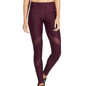 Nimble Activewear Plum Moto Mesh Leggings